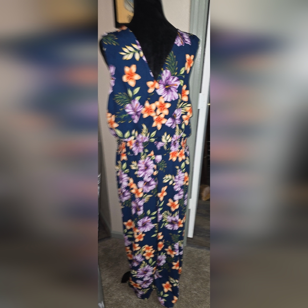2425 ALYX Floral Sleeveless Jumpsuit - Picture 6 of 12